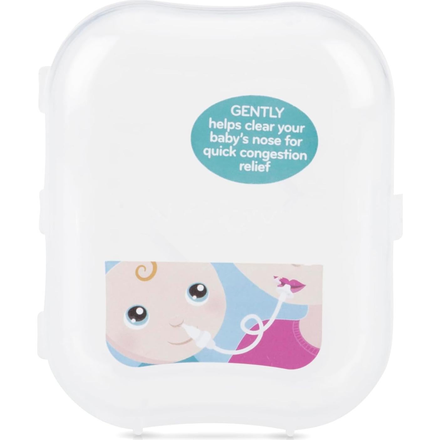 Aspirador Nasal Infantil Nuby Breathe-EEZ con Estuche 10 cm