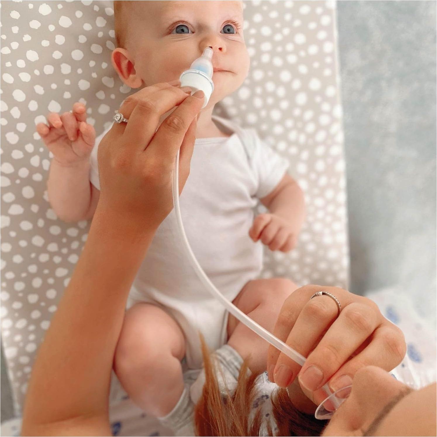 Aspirador Nasal Infantil Nuby Breathe-EEZ con Estuche 10 cm