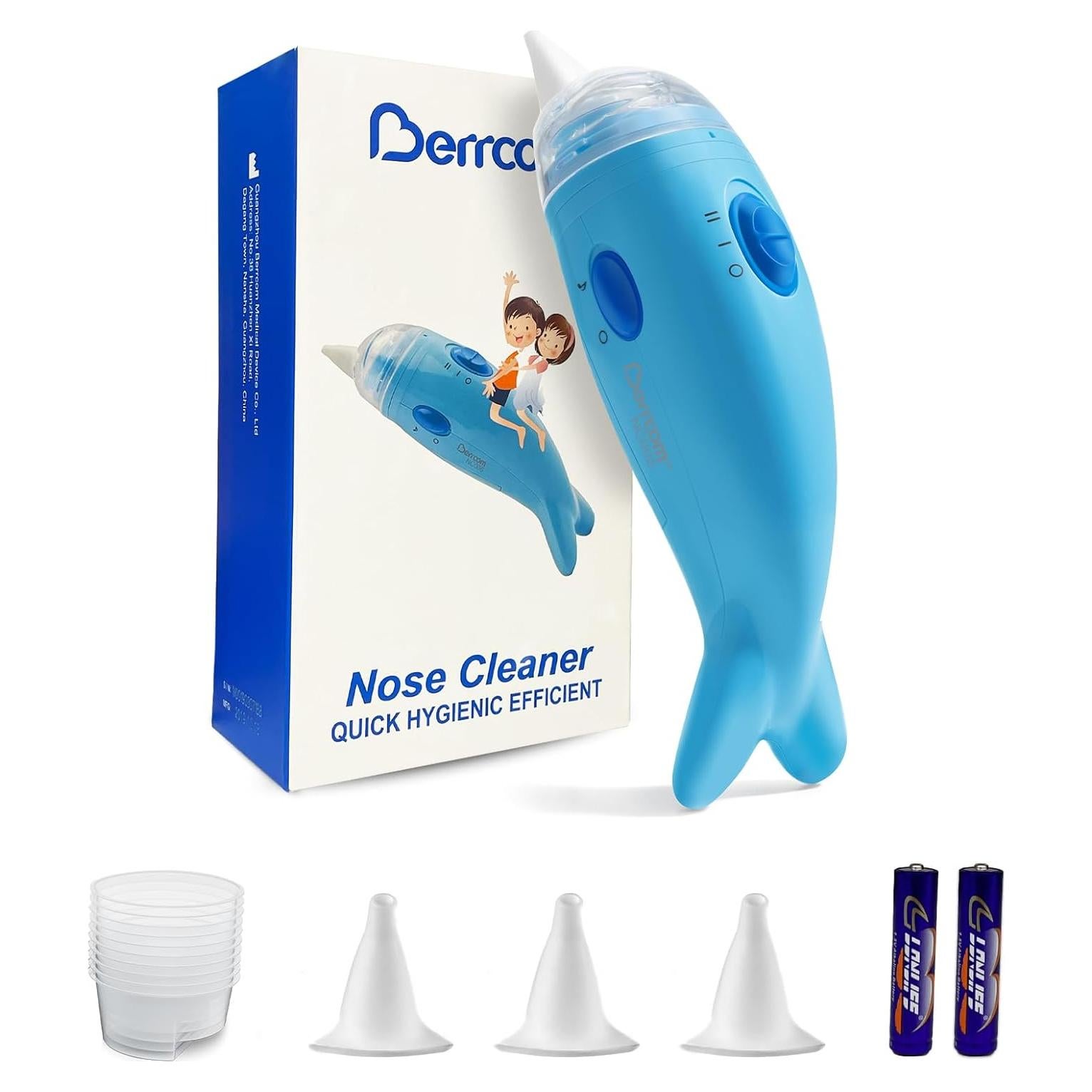 Aspirador Nasal Eléctrico Berrcom para Bebés con Música