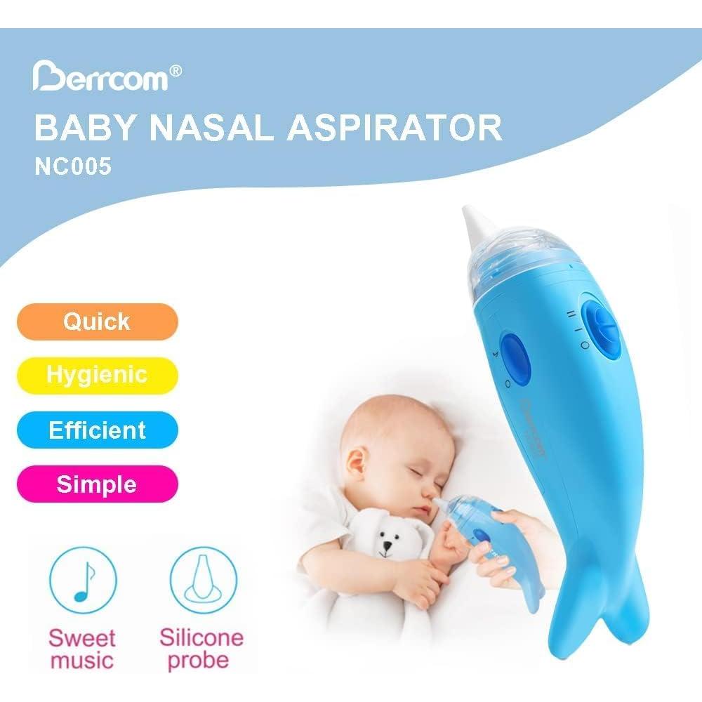 Aspirador Nasal Eléctrico Berrcom para Bebés con Música