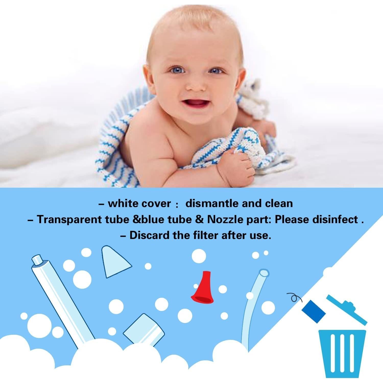 Aspirador Nasal para Bebés Po001na con 24 Filtros Reemplazables