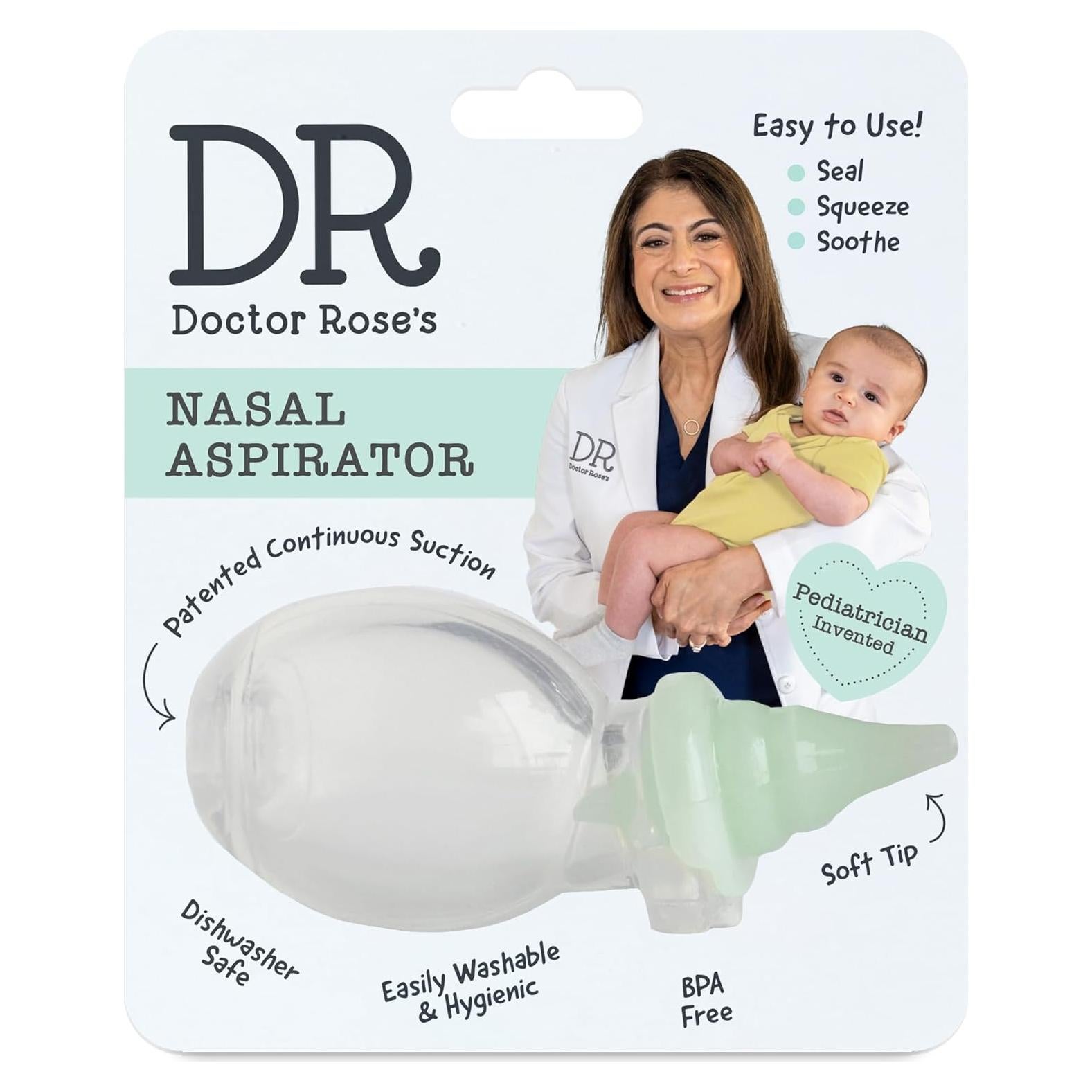 Aspirador Nasal Dr. Rose para Bebé Doble Succión 1 Unidad