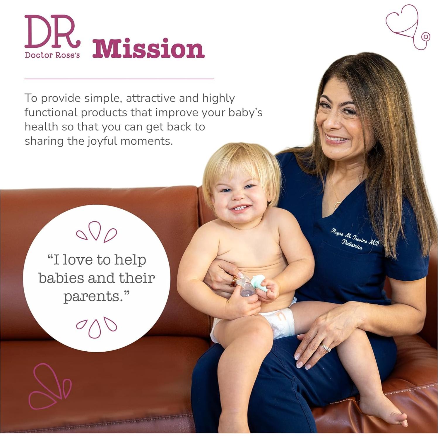 Aspirador Nasal Dr. Rose para Bebé Doble Succión 1 Unidad