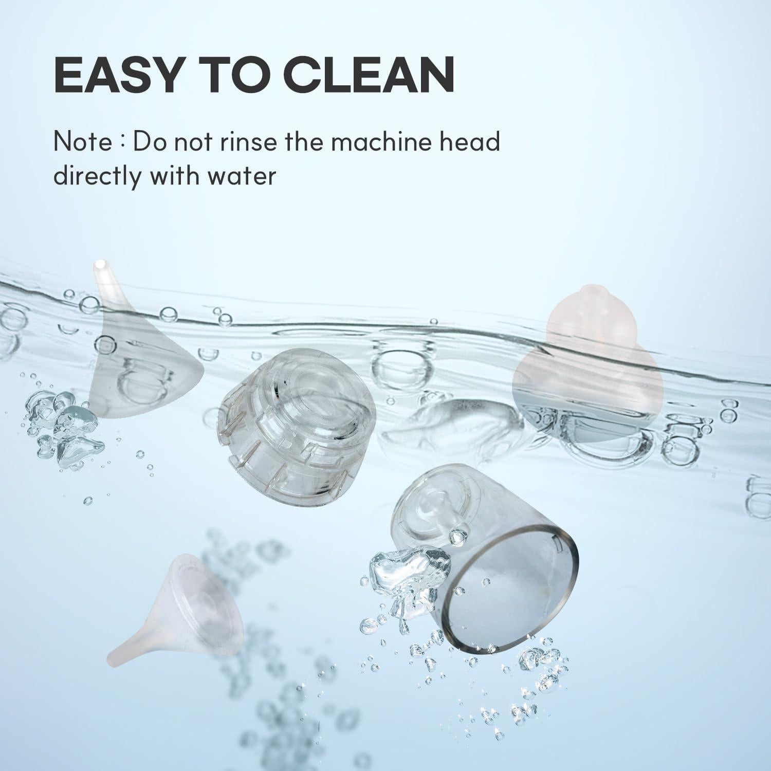 Aspirador Nasal Eléctrico HubiBaby con 3 Niveles de Succión