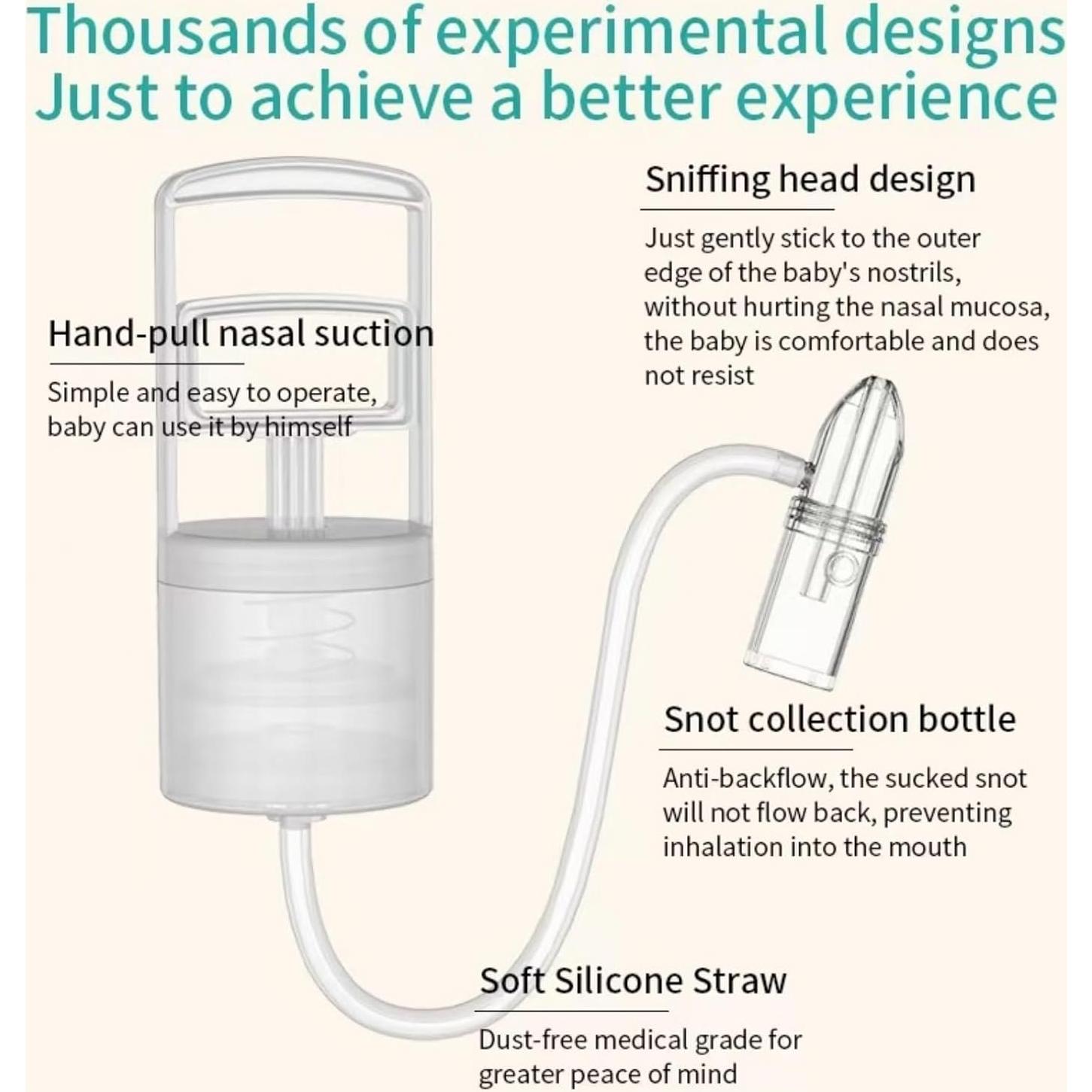 Aspirador Nasal Manual SENMAY para Bebés - Silicona Suave