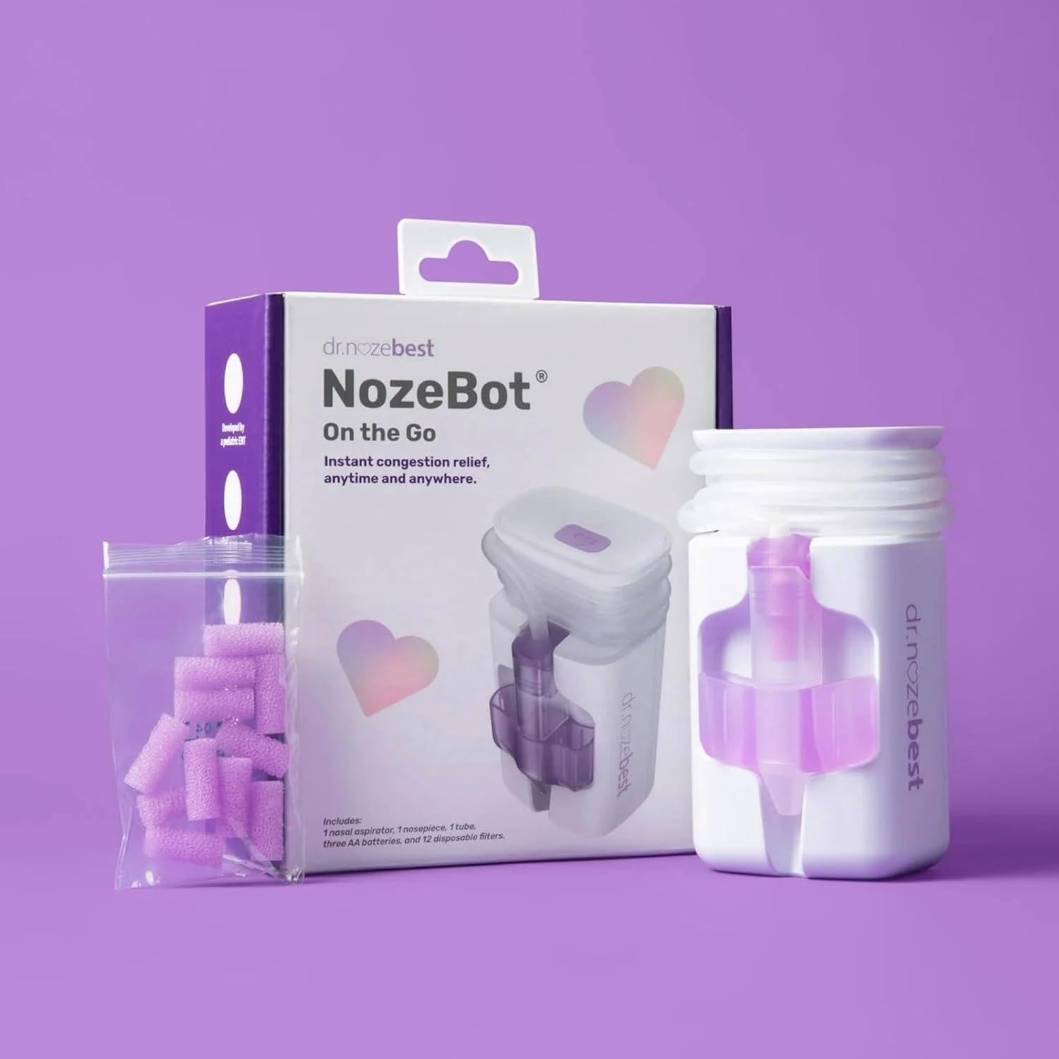 Aspirador Nasal Eléctrico Dr. Noze Best NozeBot - Grado Hospitalario