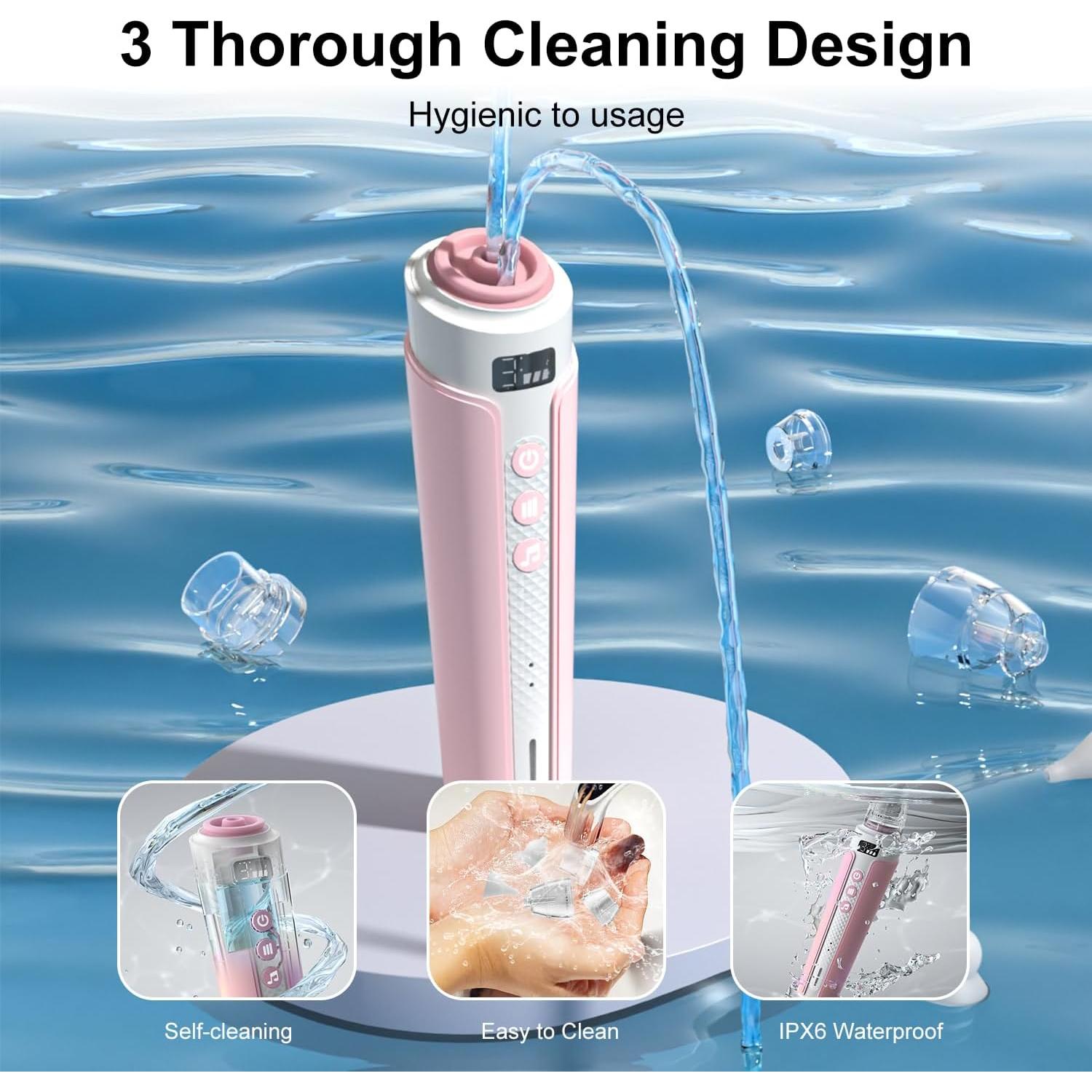 Aspirador Nasal Eléctrico Bebé Dongguan, IPX6, Autolimpiante, Rosa