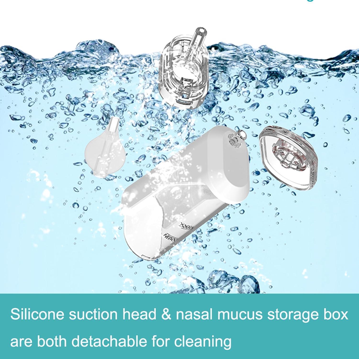 Aspirador Nasal Eléctrico Saicheek BC-026 con Luz y 3 Puntas