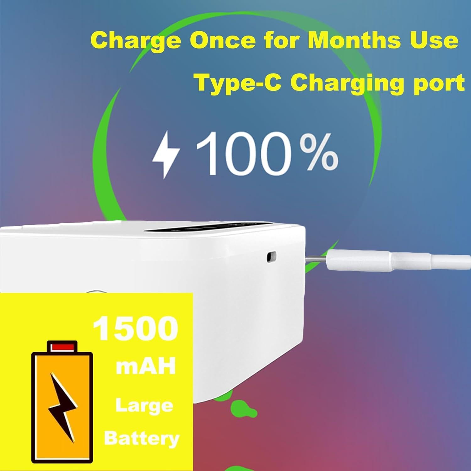 Aspirador Nasal Eléctrico Saicheek BC-026 con Luz y 3 Puntas