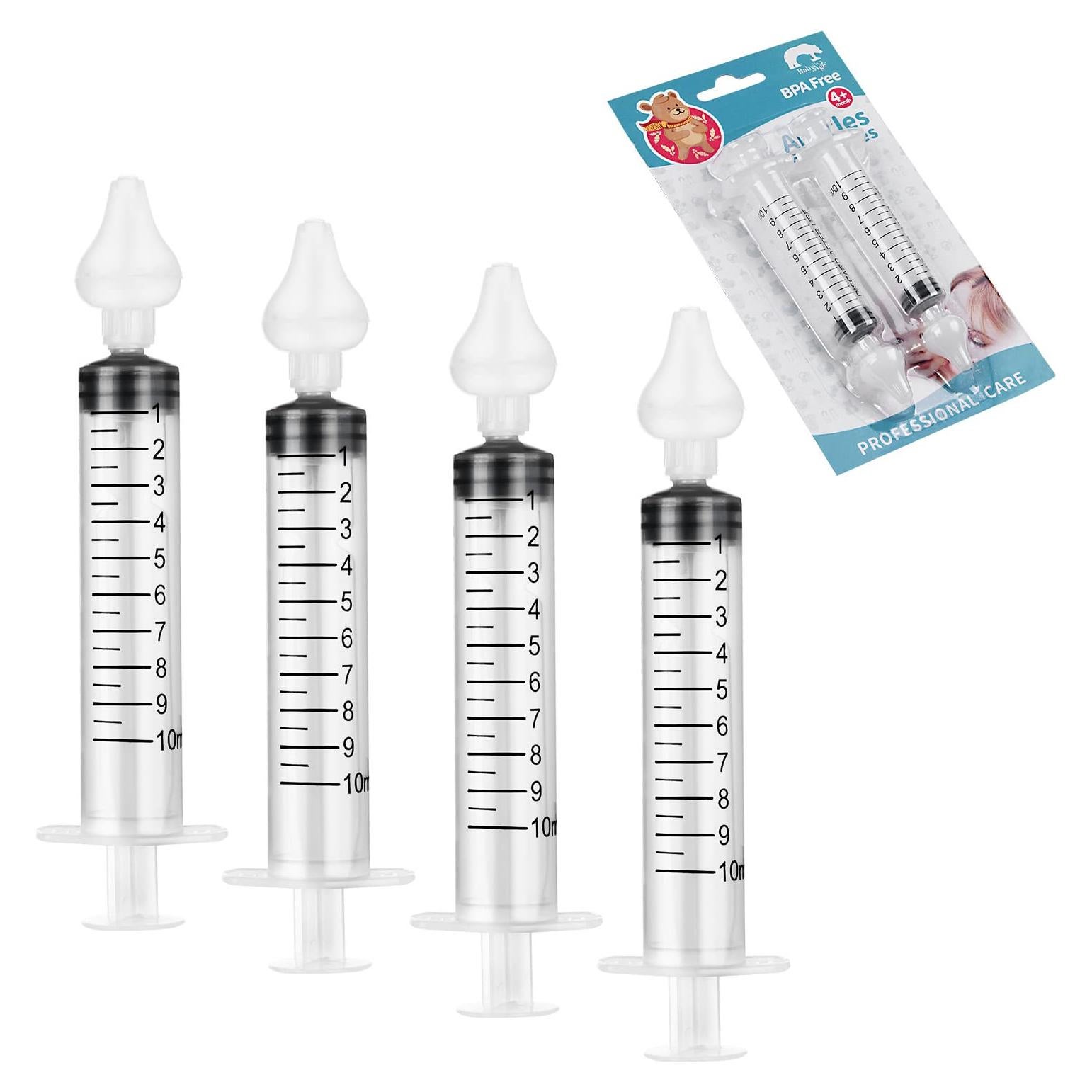Aspirador Nasal para Bebés Vicloon 4pcs Silicona Portátil