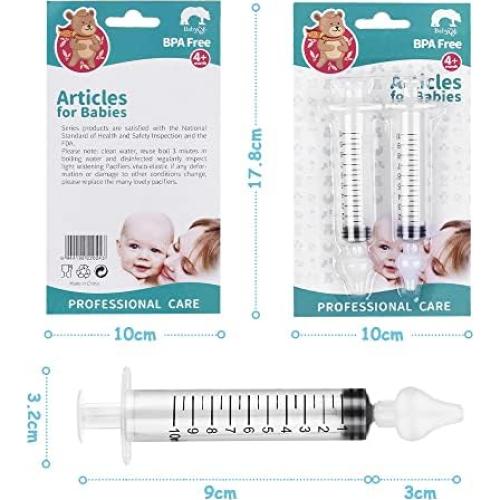 Aspirador Nasal para Bebés Vicloon 4pcs Silicona Portátil