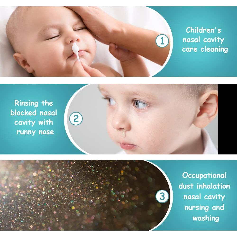 Aspirador Nasal para Bebés Vicloon 4pcs Silicona Portátil