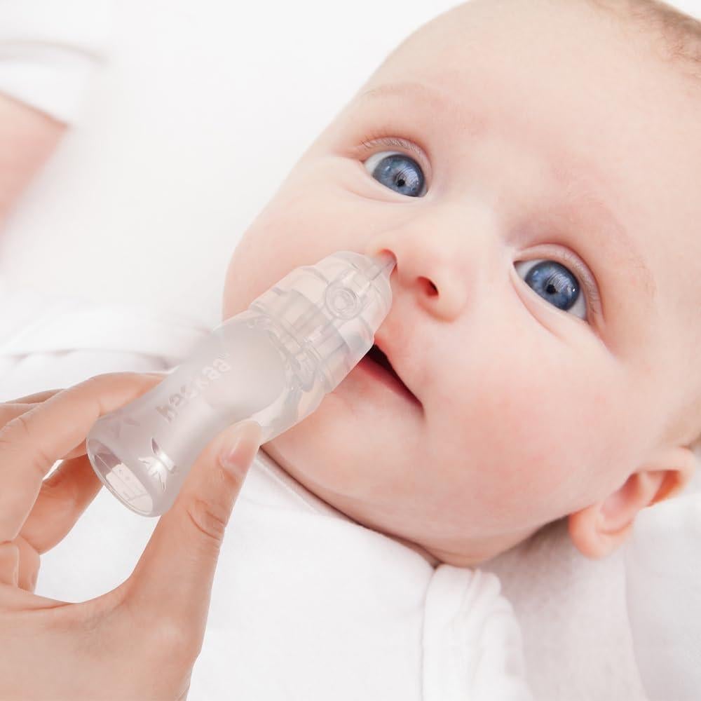 Aspirador Nasal Haakaa Pingüino para Bebés - Silicona Grado Alimenticio
