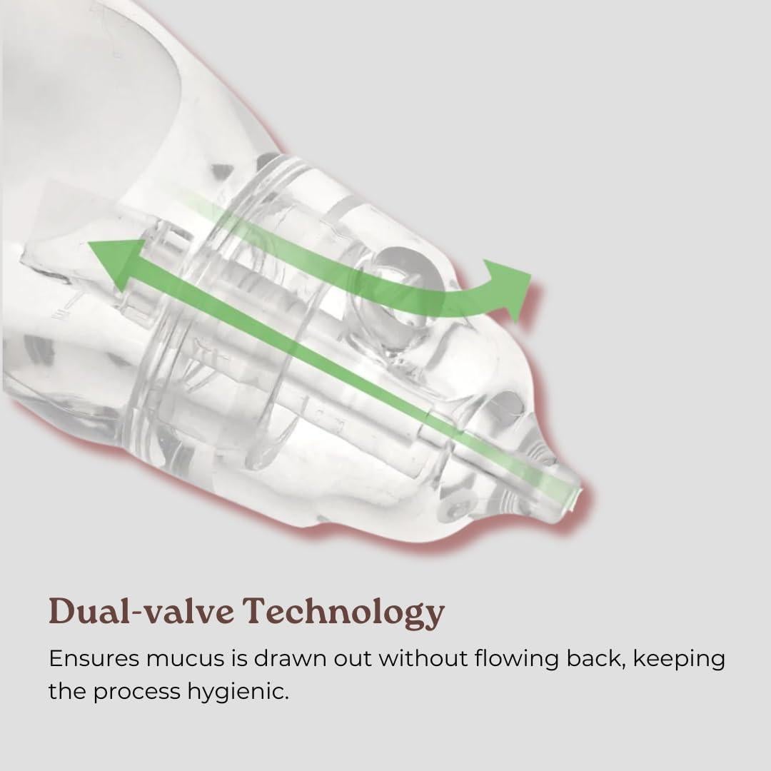 Aspirador Nasal Haakaa Pingüino para Bebés - Silicona Grado Alimenticio