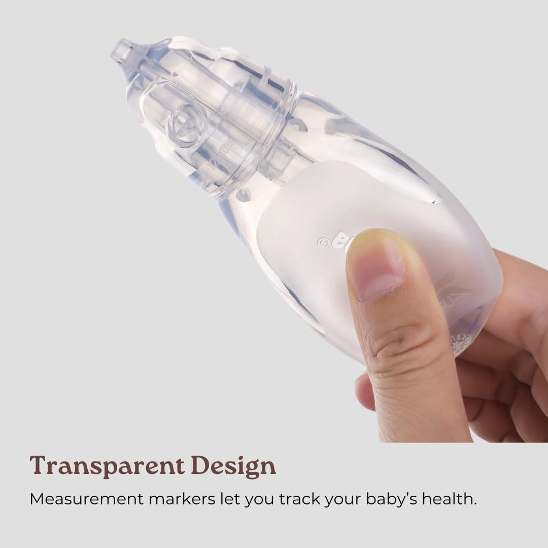 Aspirador Nasal Haakaa Pingüino para Bebés - Silicona Grado Alimenticio