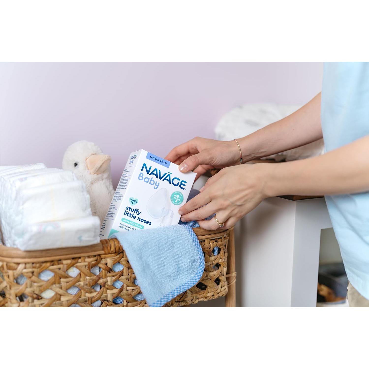 Inhalador de Micro-Niebla Salina Navage Baby 79.4ml - Spray Nasal para Bebés