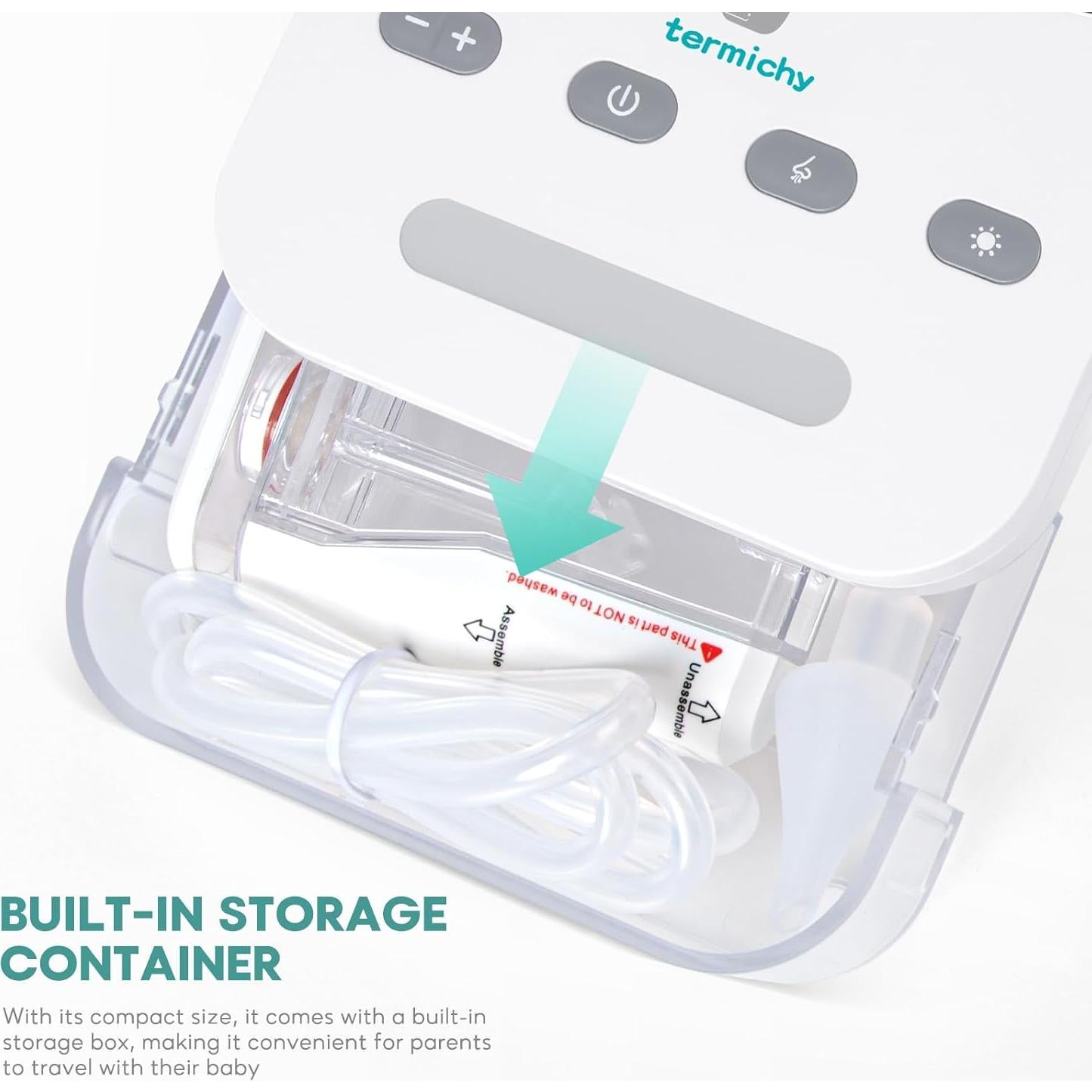 Aspirador Nasal Eléctrico Termichy BC-026 para Bebés - 9 Niveles de Succión