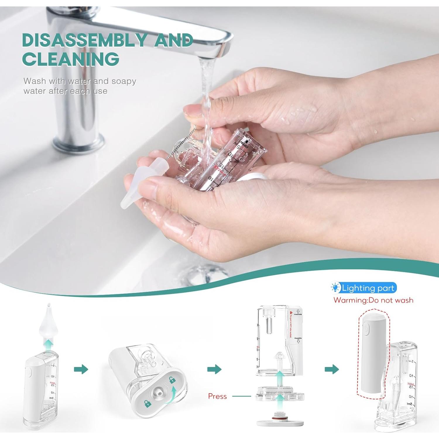 Aspirador Nasal Eléctrico Termichy BC-026 para Bebés - 9 Niveles de Succión