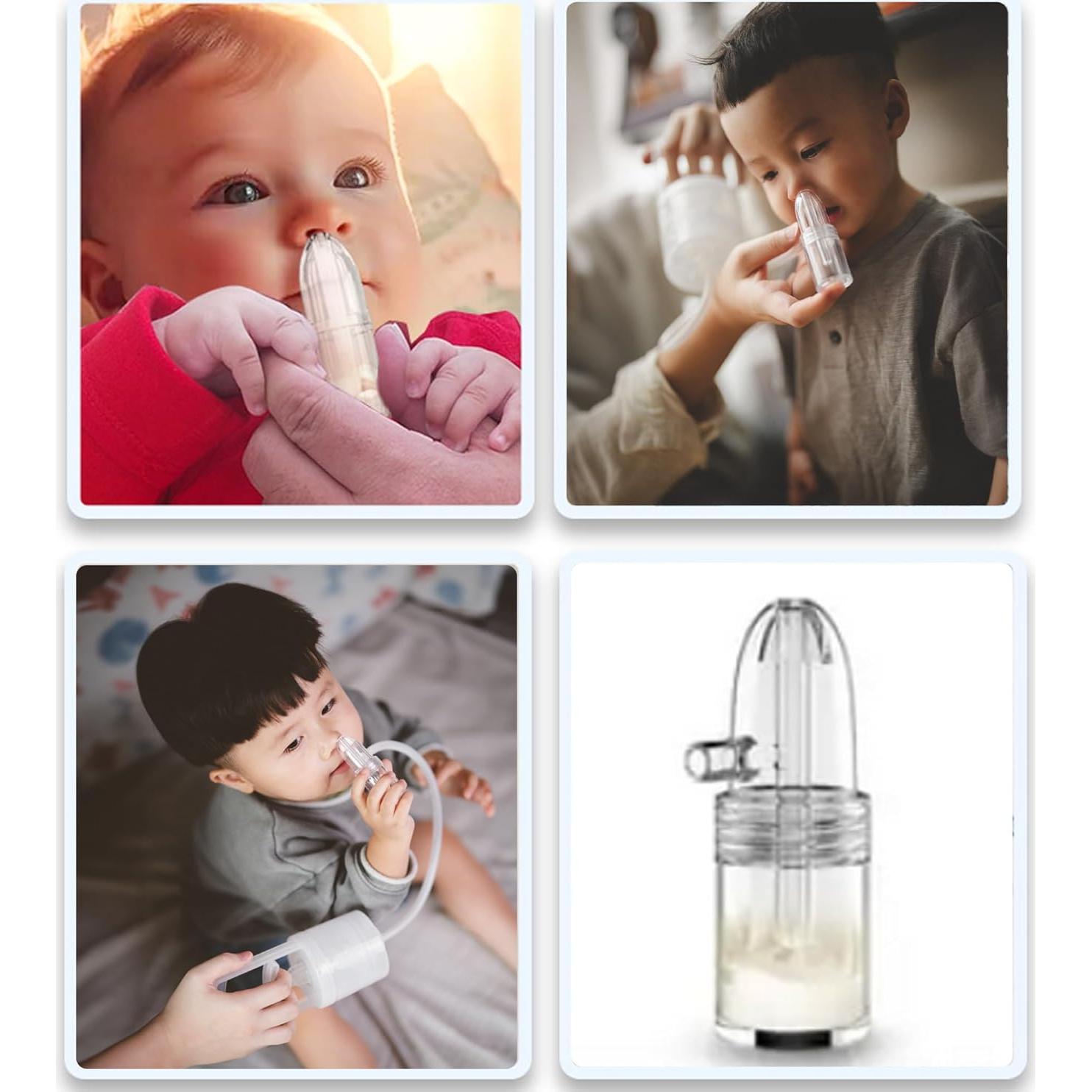 Aspirador Nasal Manual CHIBOJI para Bebés - Succión Suave y Silenciosa