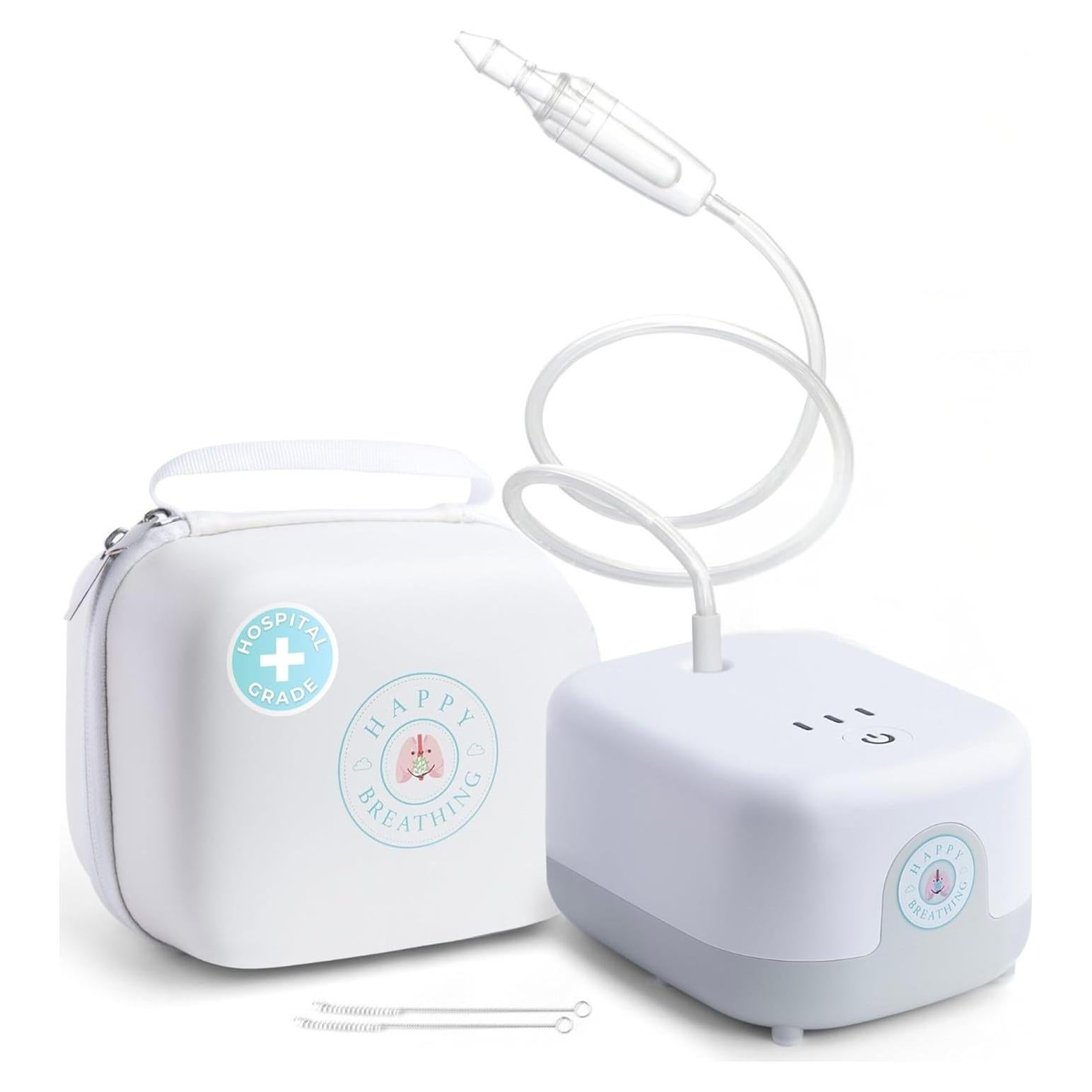 Aspirador Nasal Eléctrico Happy Breathing para Bebés - 3 Niveles