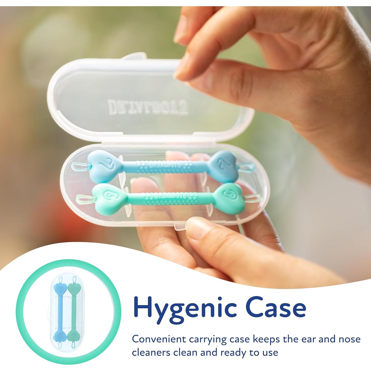 Juego de Cuidado de Nariz y Oídos para Bebés Dr. Talbot - Aspirador Nasal y Limpiadores