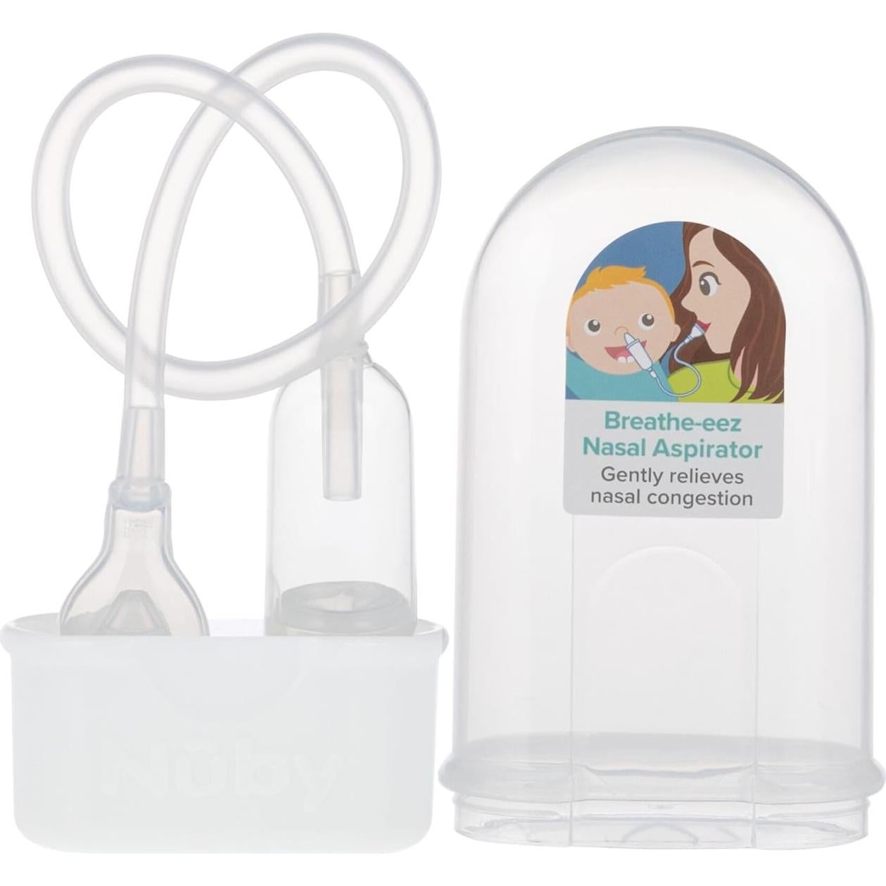 Juego de Cuidado de Nariz y Oídos para Bebés Dr. Talbot - Aspirador Nasal y Limpiadores