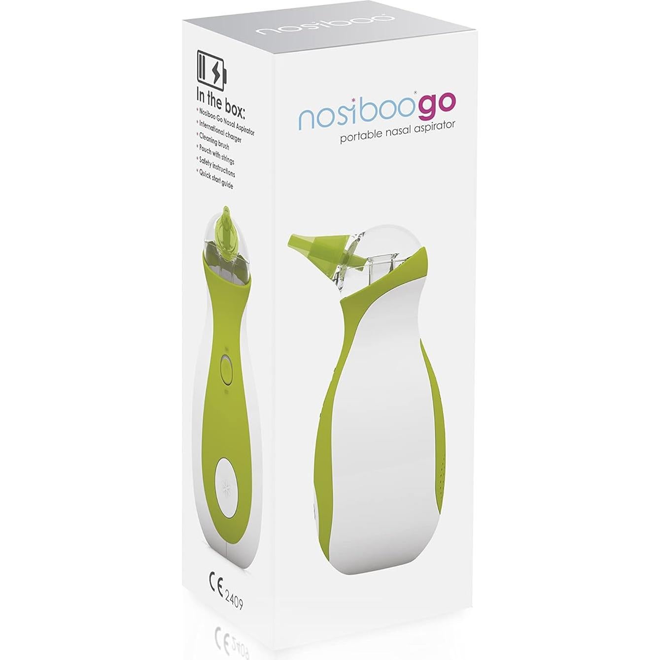 Aspirador Nasal Eléctrico Nosiboo Go para Bebés - Portátil y Recargable