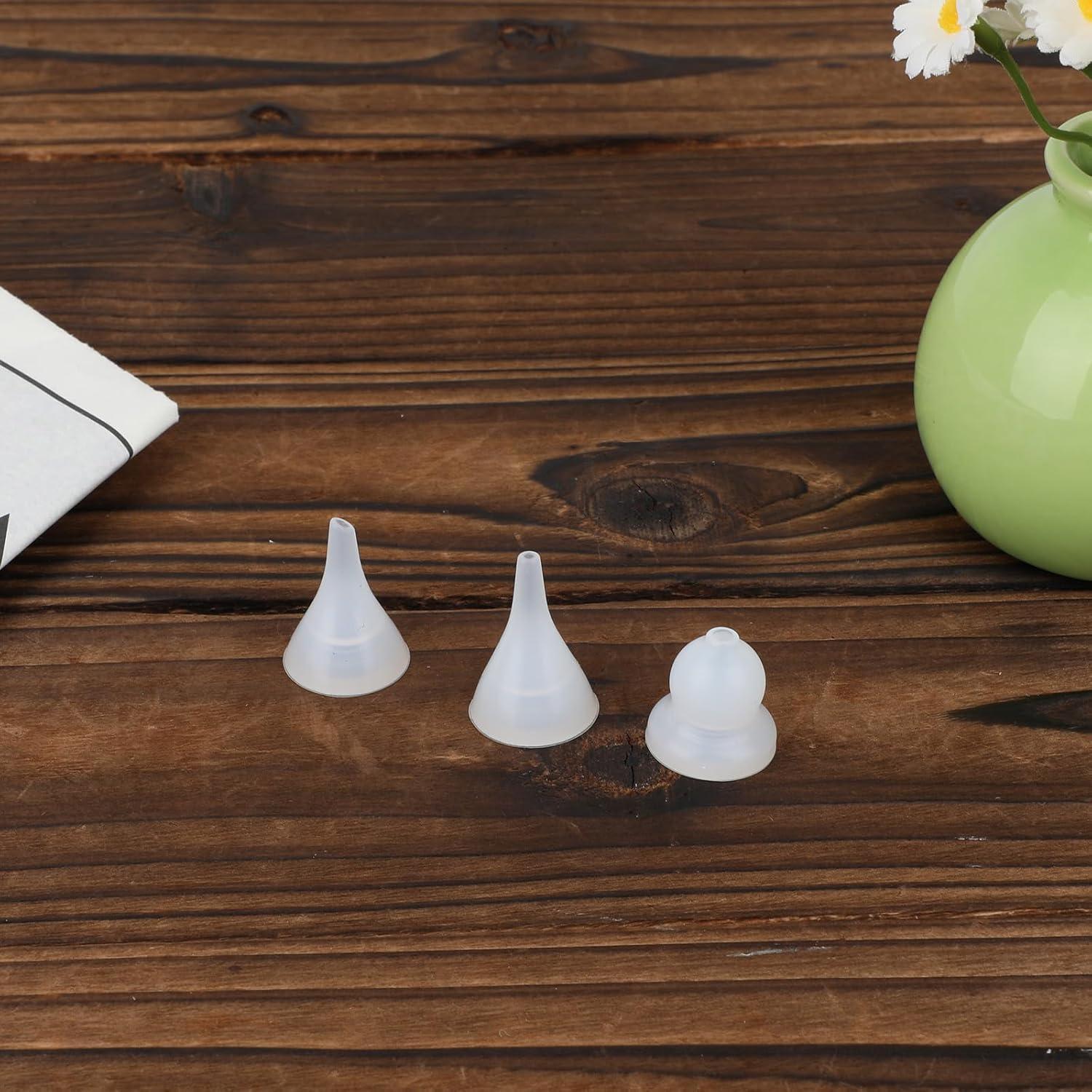 3 Puntas de Repuesto Silicona para Aspirador Nasal Bebé