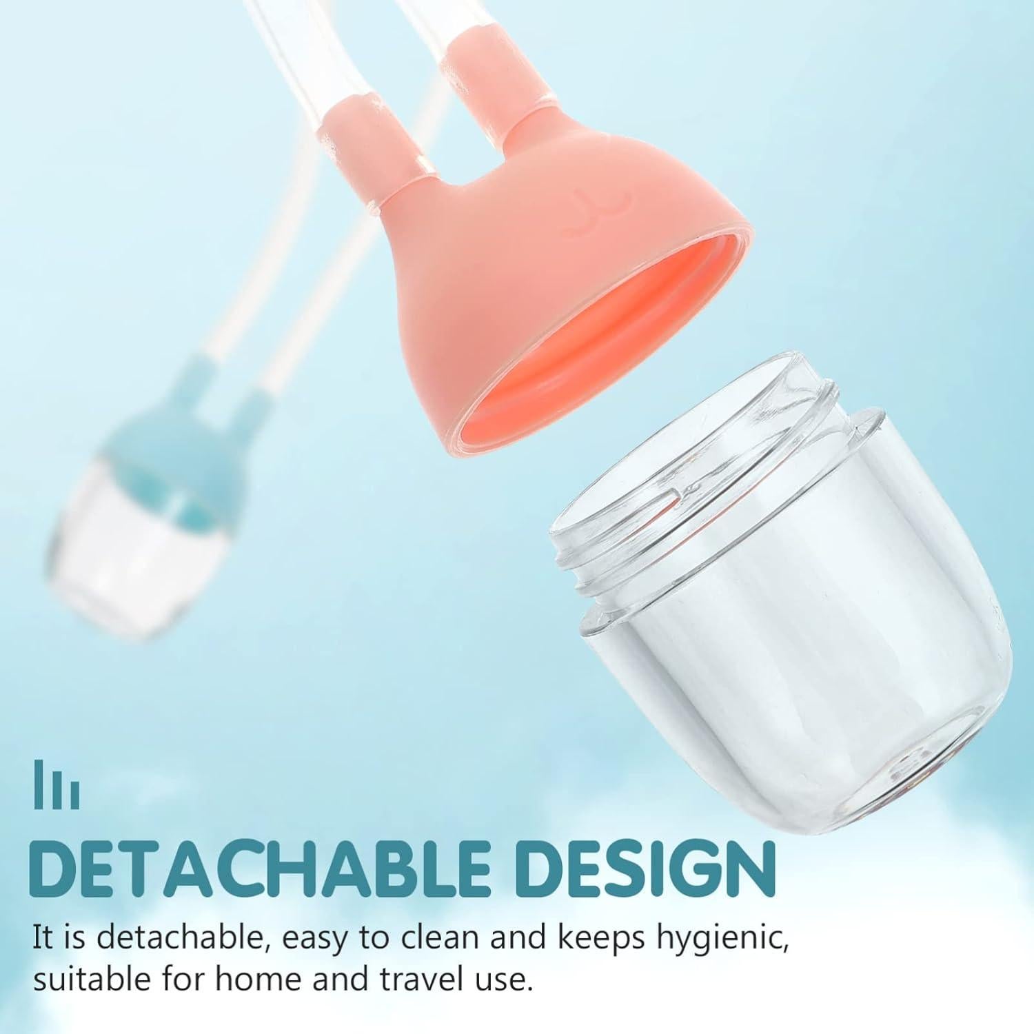 Extractor de Mocos EXCEART Aspirador Nasal Infantil 2 Pcs