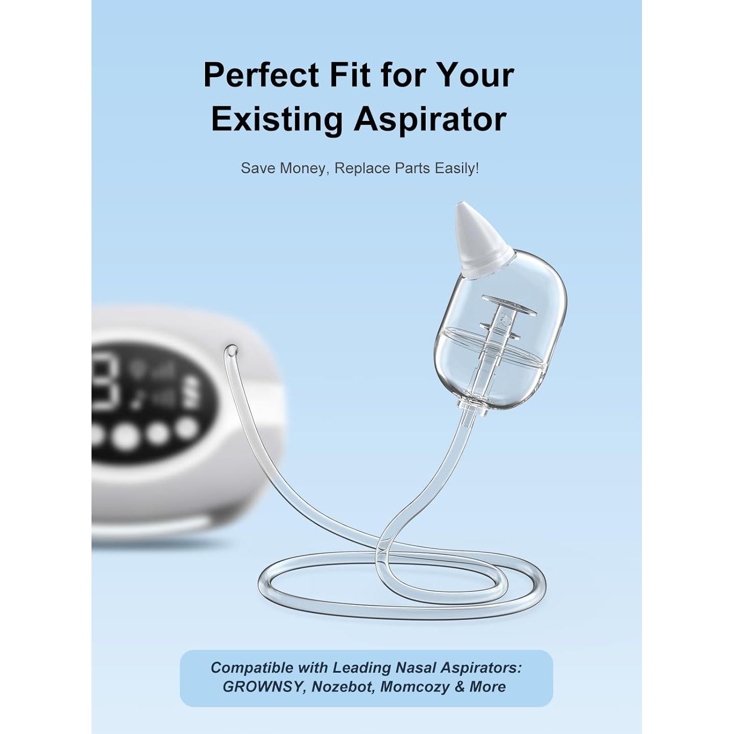 Piezas de Repuesto Aspirador Nasal Bebés GROWNSY HEYVALUE