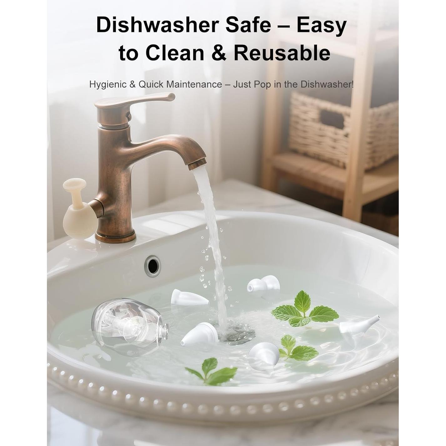 Piezas de Repuesto Aspirador Nasal Bebés GROWNSY HEYVALUE