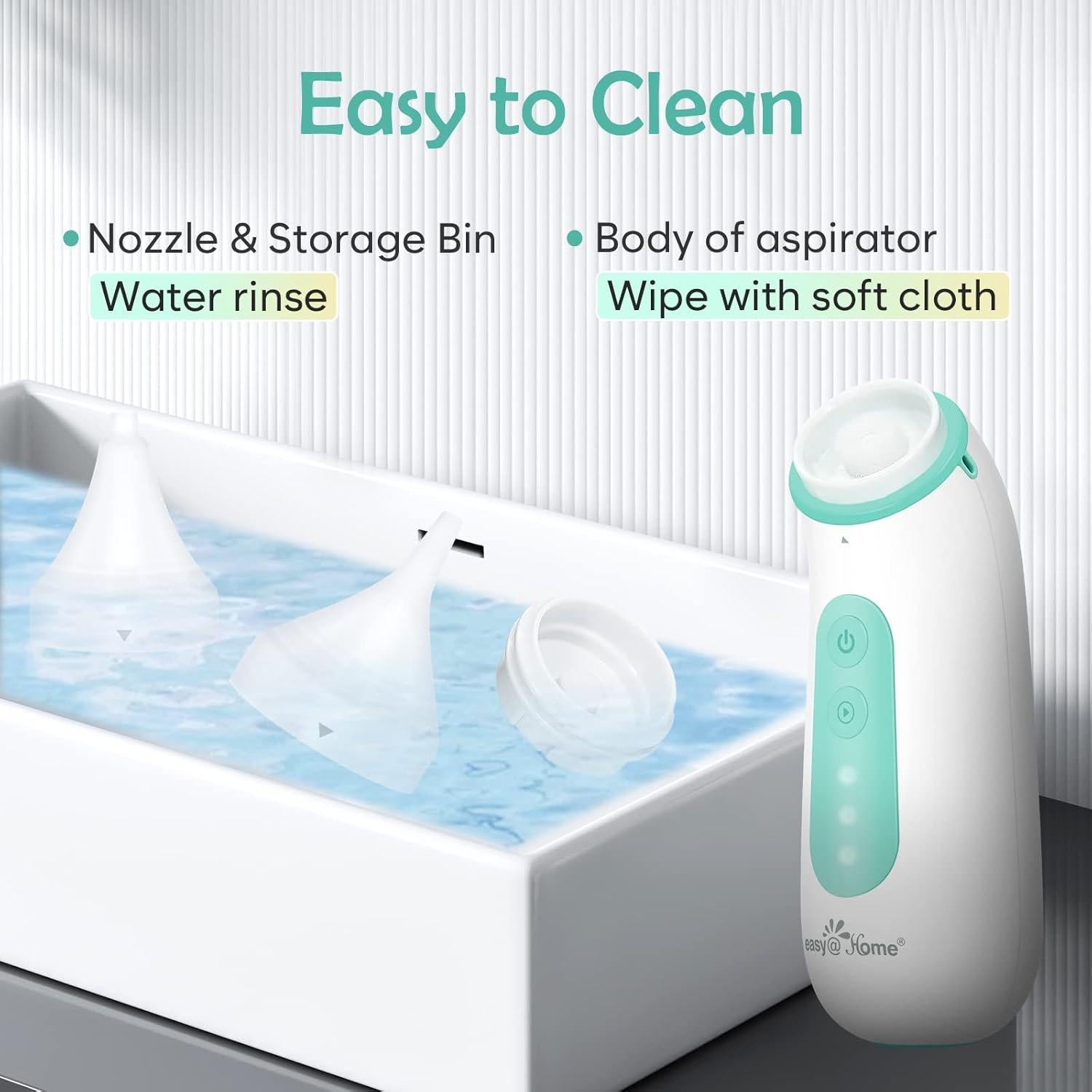 Aspirador Nasal Eléctrico Easy@Home con Cámara y App