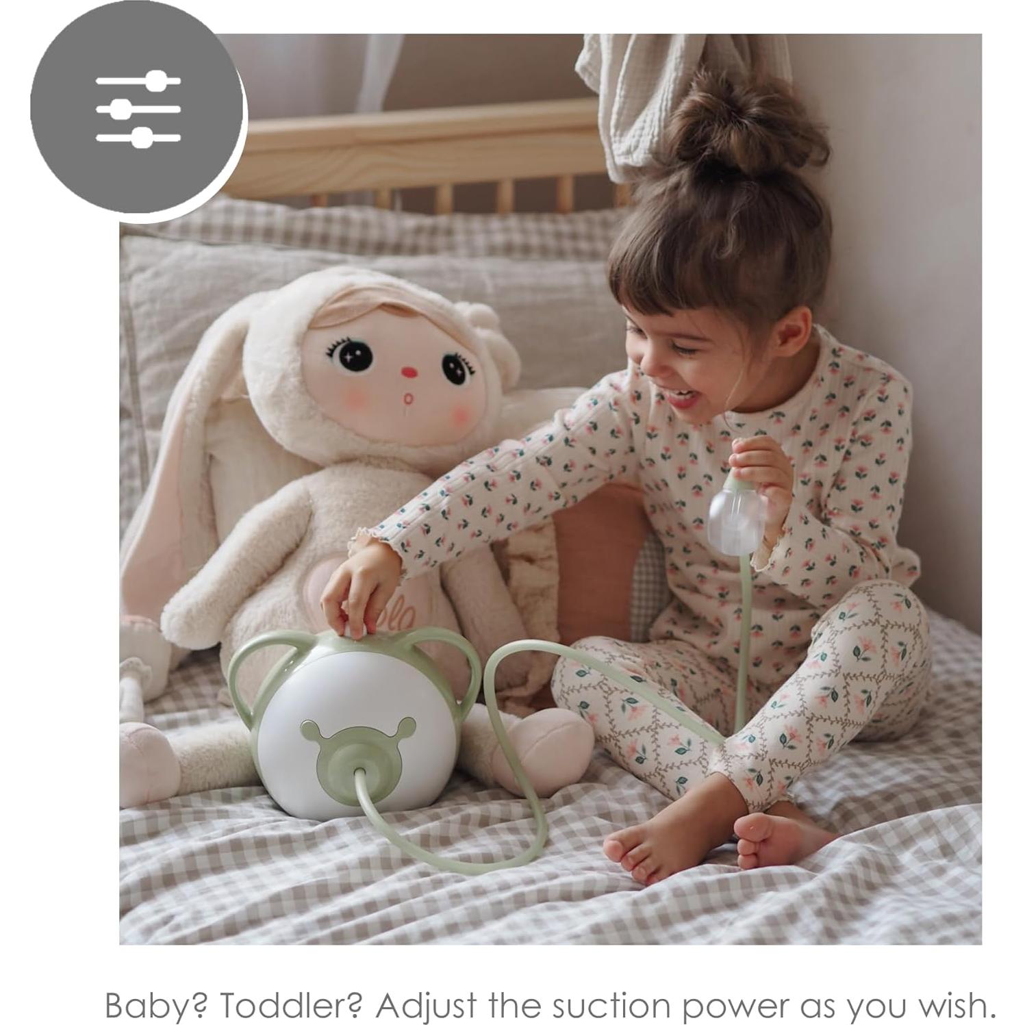 Aspirador Nasal Eléctrico Nosiboo Pro para Bebés - Gris