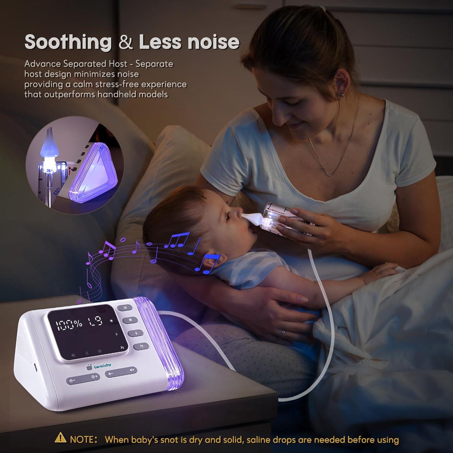 Aspirador Nasal Eléctrico Termichy BC-023 para Bebés - 9 Niveles de Succión