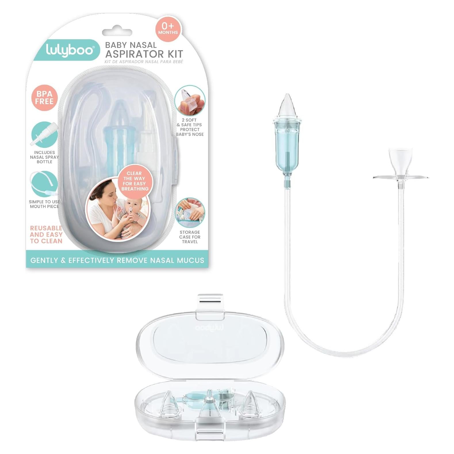 Extractor de Mucosidad para Bebé Lulyboo - Aspirador Nasal Seguro