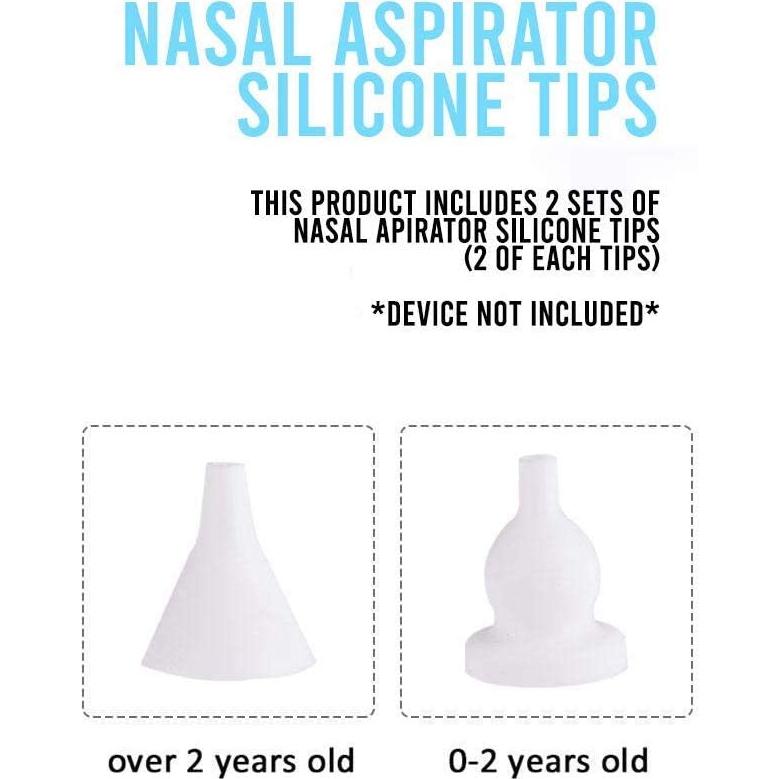 Consejos Reemplazo Aspirador Nasal Bebé Watolt - 4 Piezas Silicona