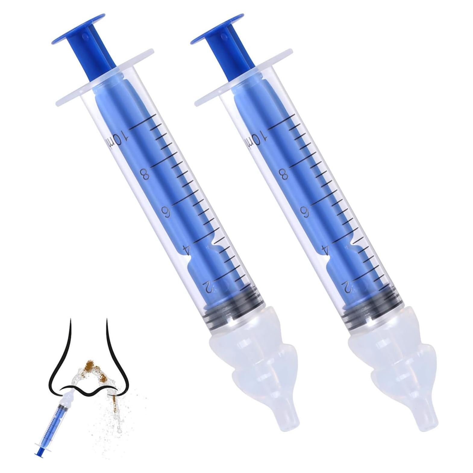 Irrigador Nasal Portátil YJWZWE para Bebé 10ml Silicona 2Pcs