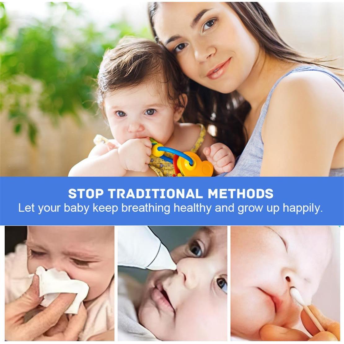 Irrigador Nasal Portátil YJWZWE para Bebé 10ml Silicona 2Pcs