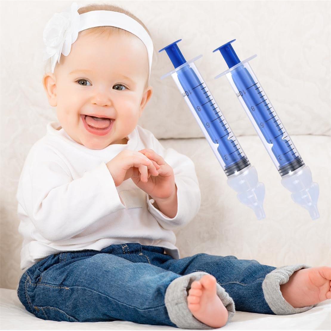 Irrigador Nasal Portátil YJWZWE para Bebé 10ml Silicona 2Pcs