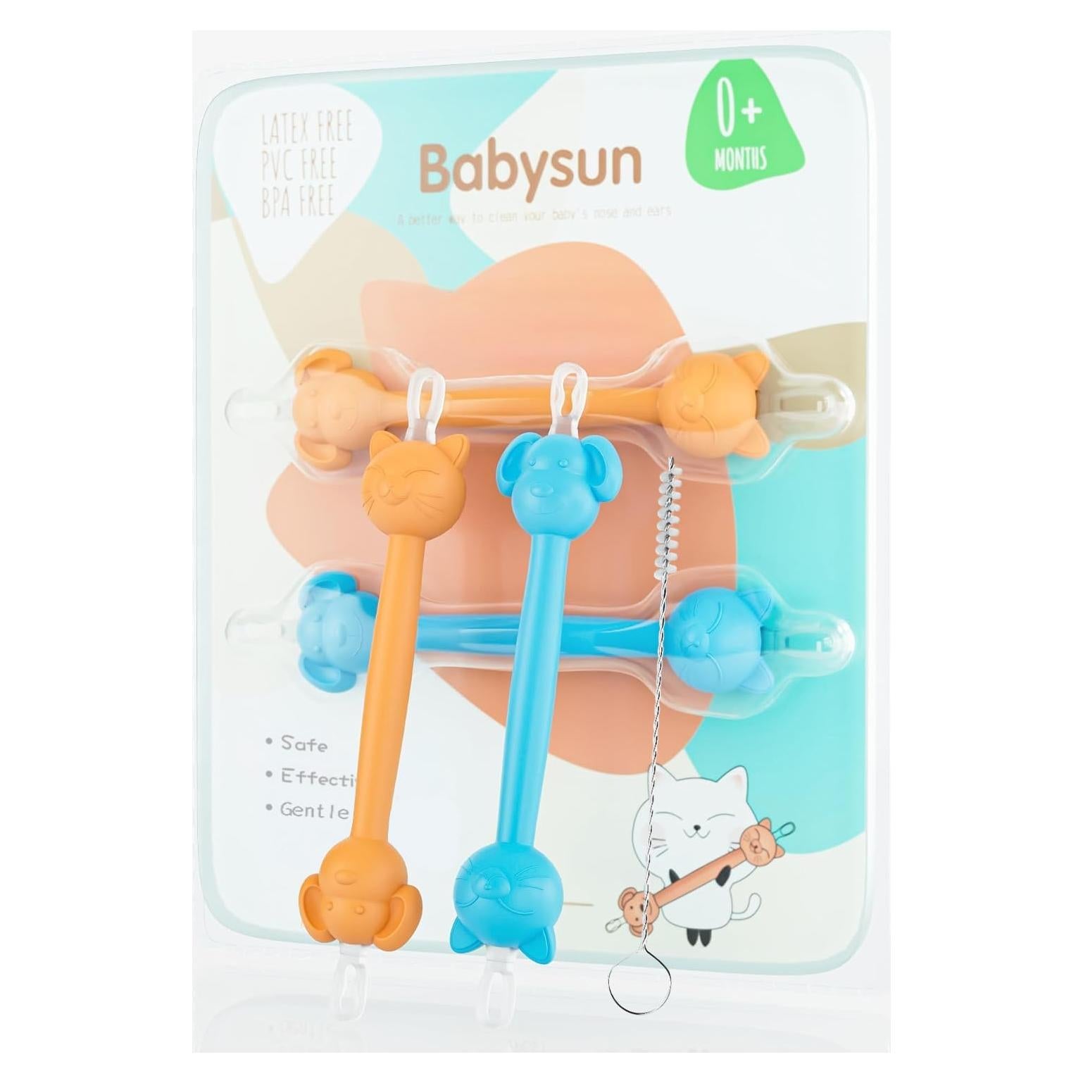 Limpiador de Nariz y Oídos 3 en 1 Babysun para Bebés