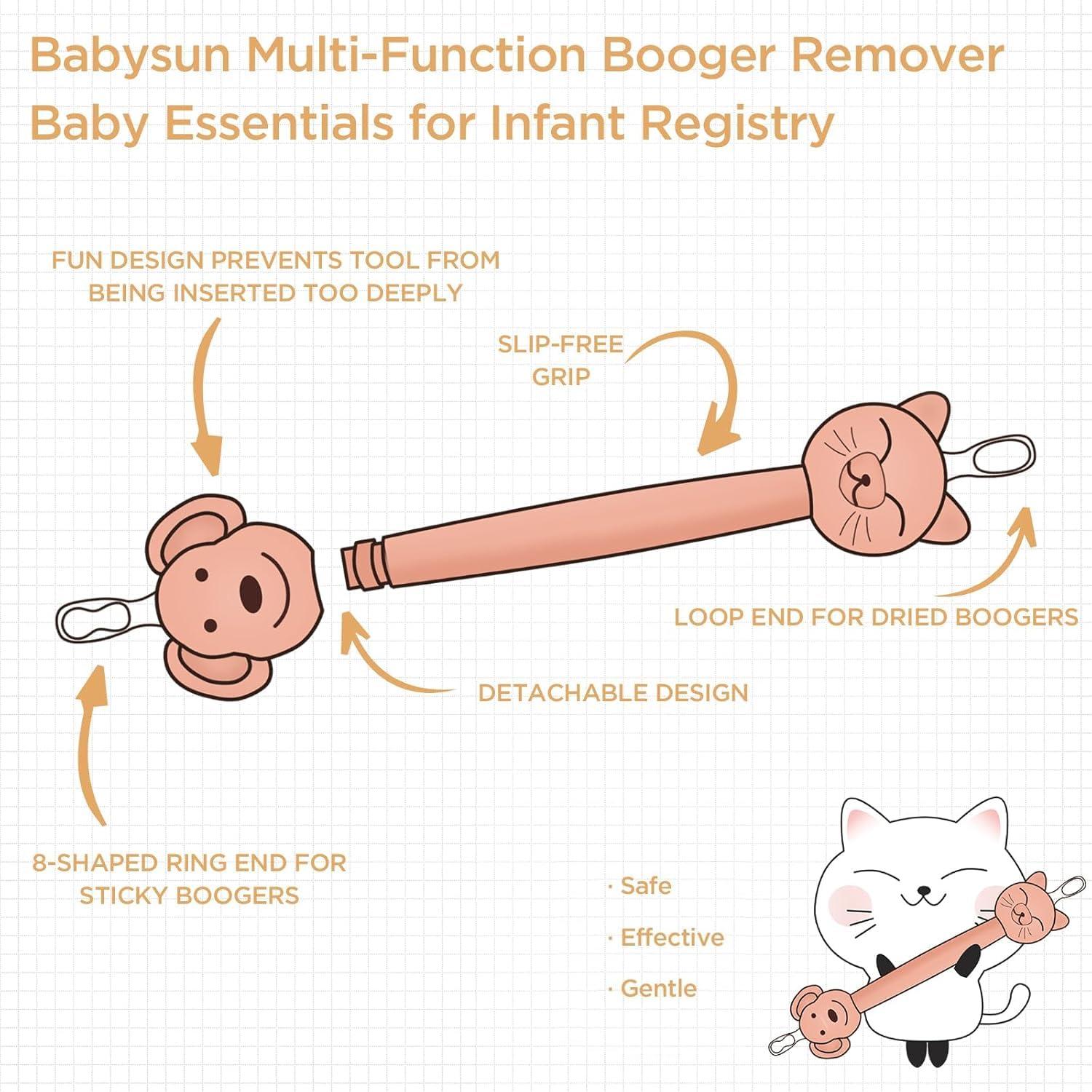 Limpiador de Nariz y Oídos 3 en 1 Babysun para Bebés