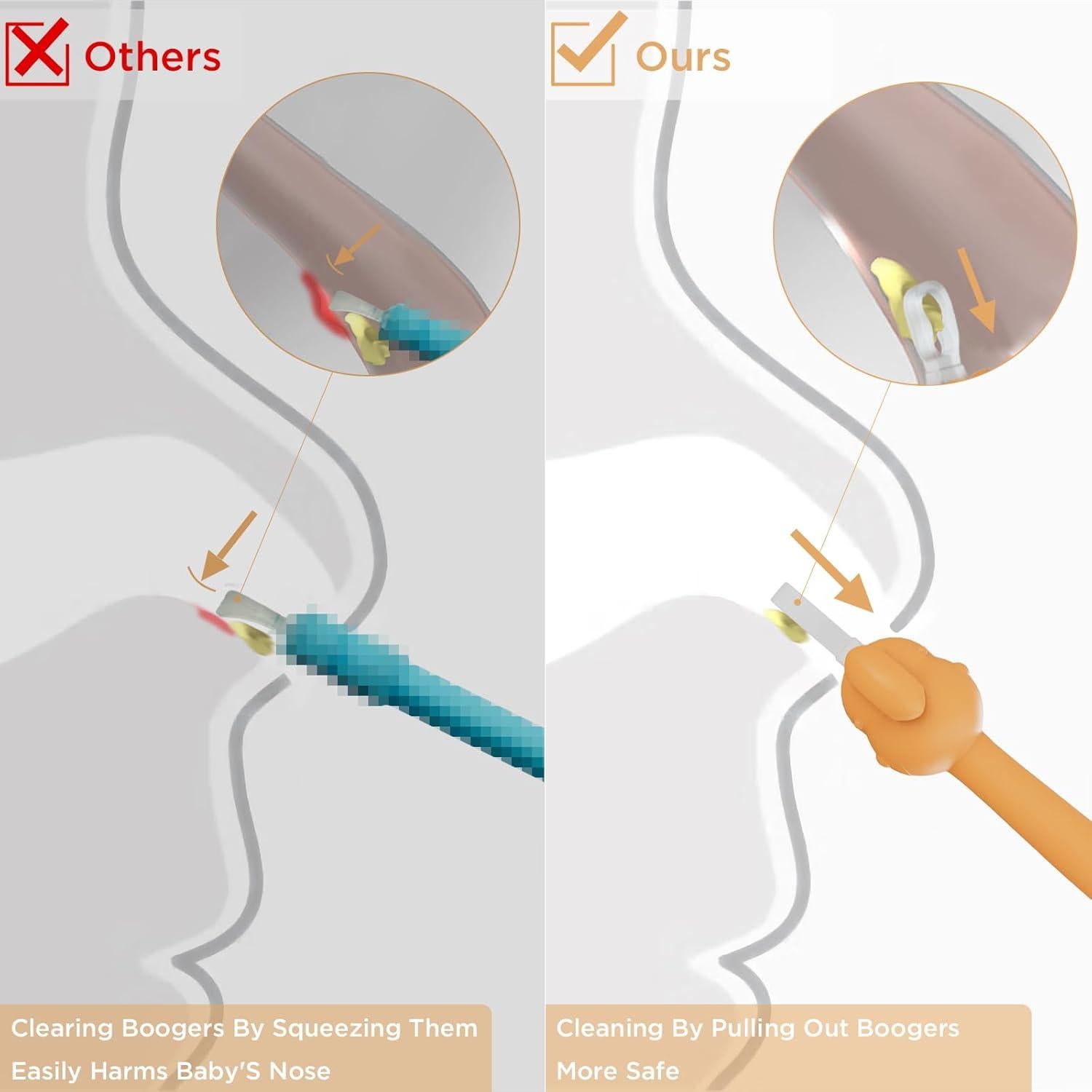 Limpiador de Nariz y Oídos 3 en 1 Babysun para Bebés