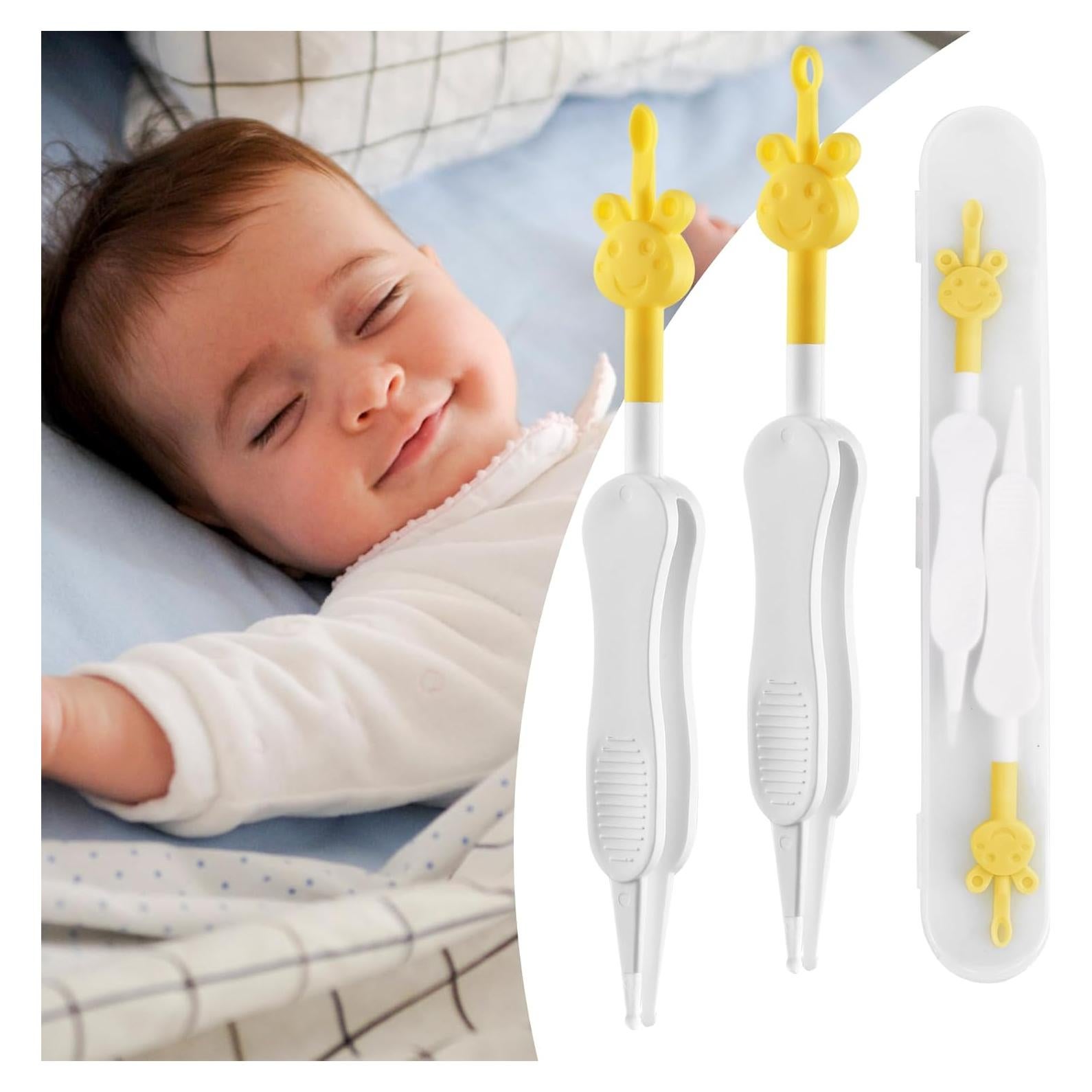 Limpiador de Nariz y Oído para Bebés Kinggrand Amarillo 3 en 1