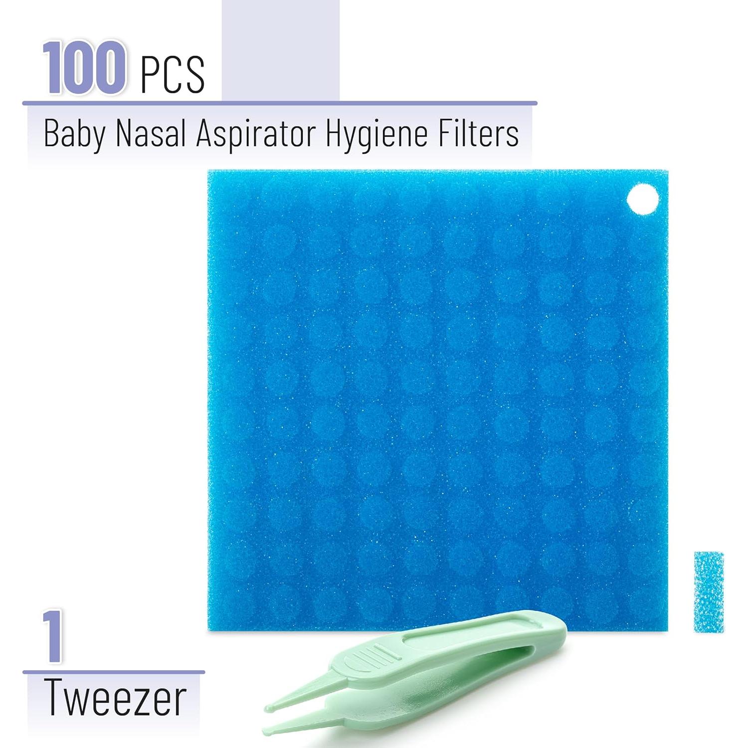 Filtros de Higiene para Aspirador Nasal Bebé Mr. Pen - 100 Unidades