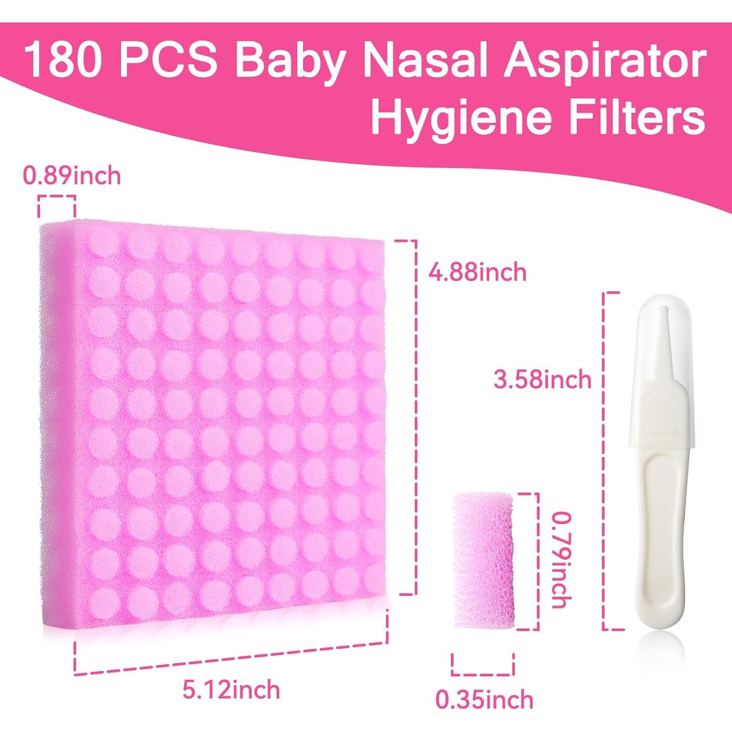 Filtros de Reemplazo para Aspirador Nasal NozeBot - 180 Piezas