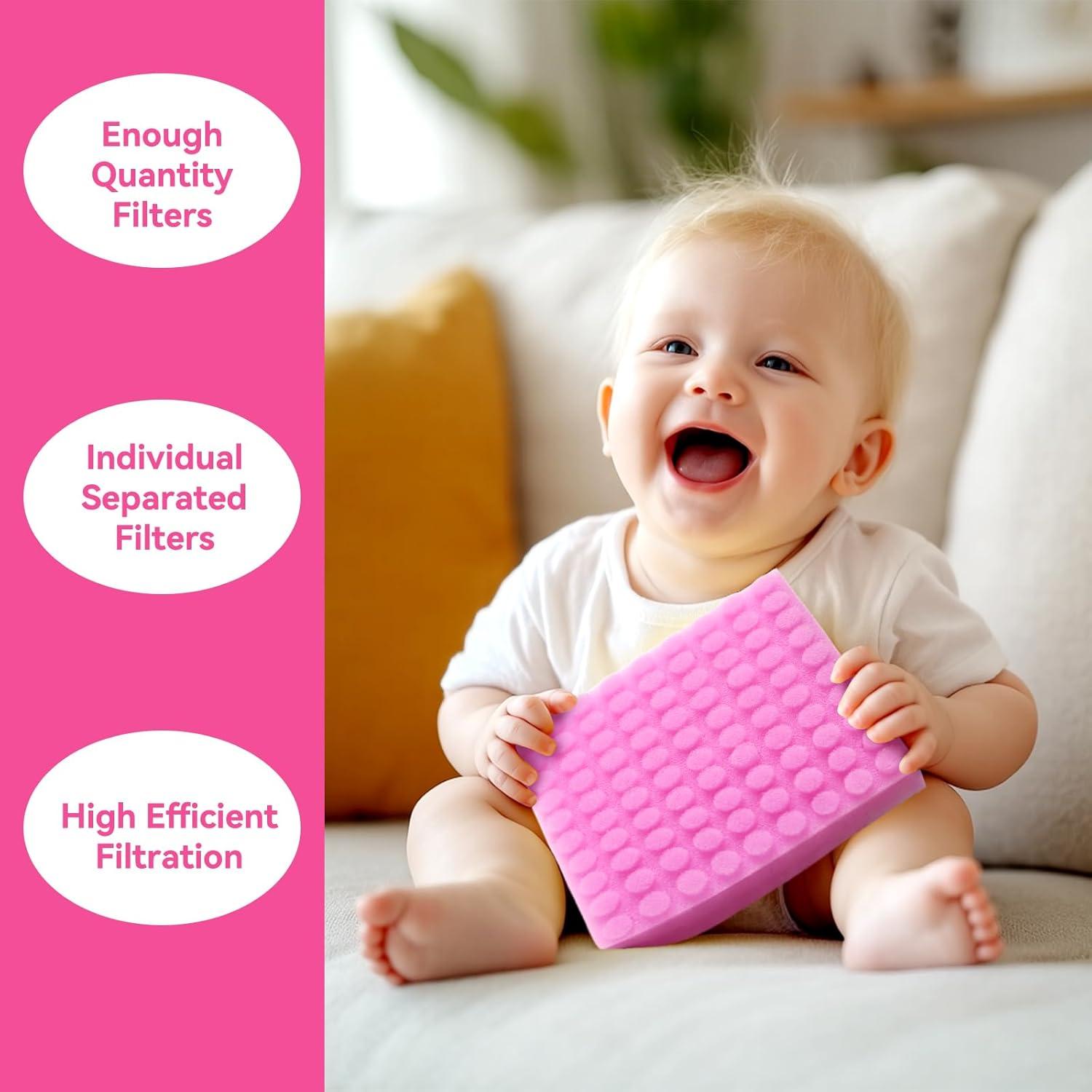 Filtros de Reemplazo para Aspirador Nasal NozeBot - 180 Piezas