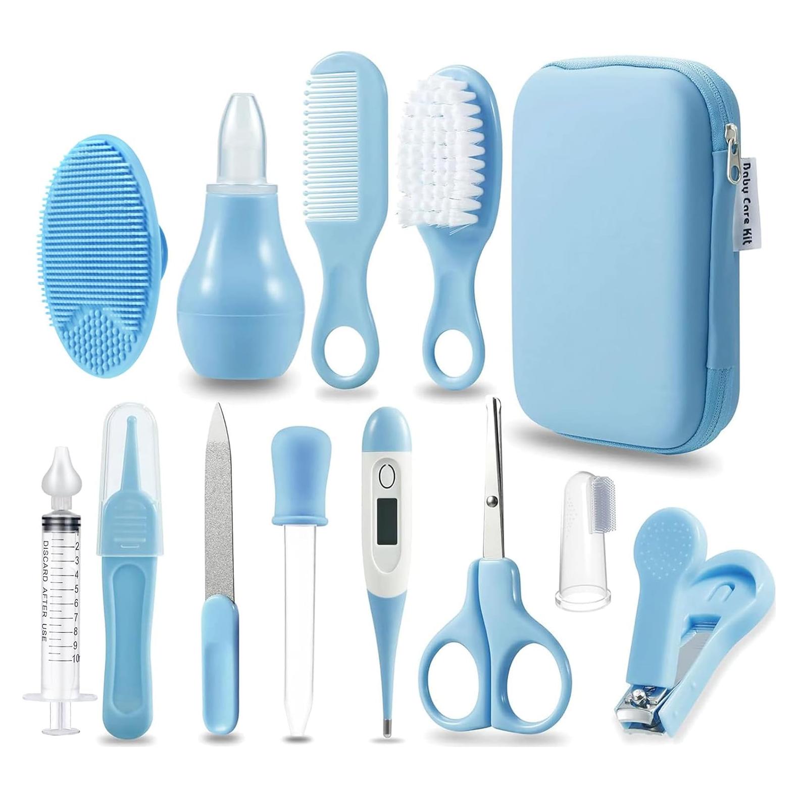 Kit de Cuidado para Bebés PandaEar - Set 10 en 1 Azul