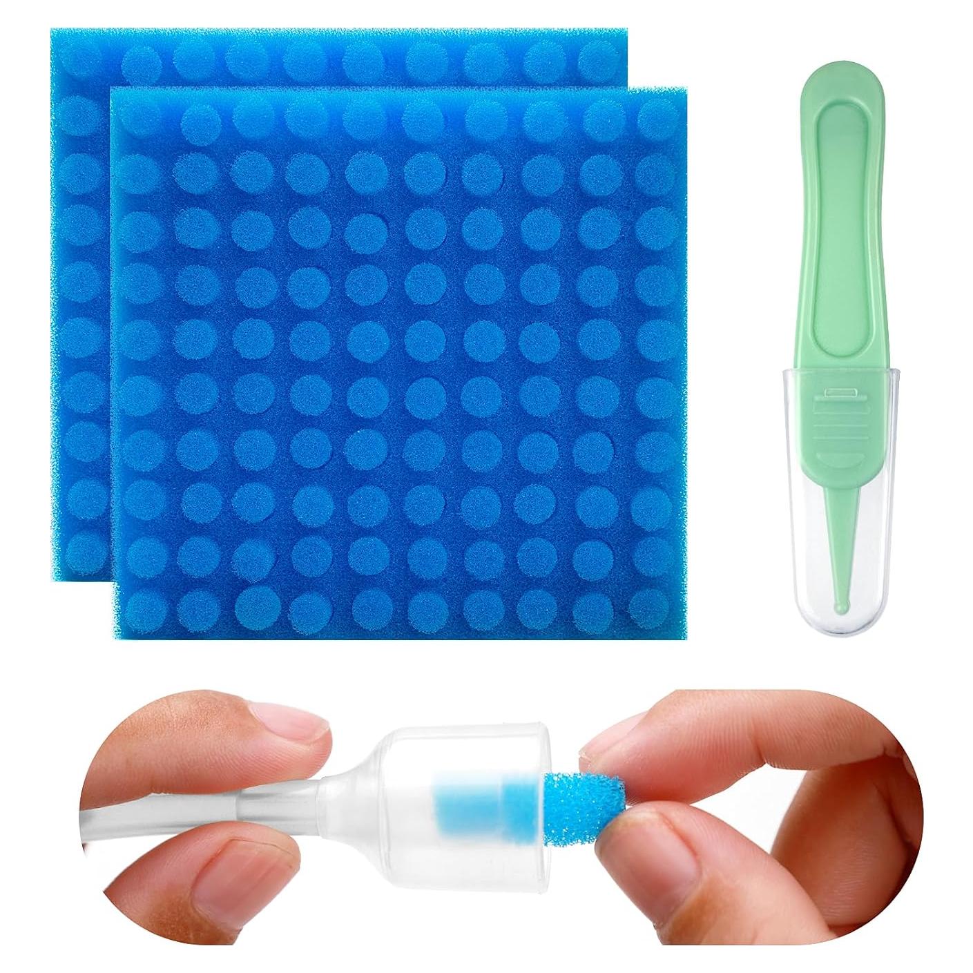 Esponjas de Higiene para Aspirador Nasal Qunlions - 200 Unidades