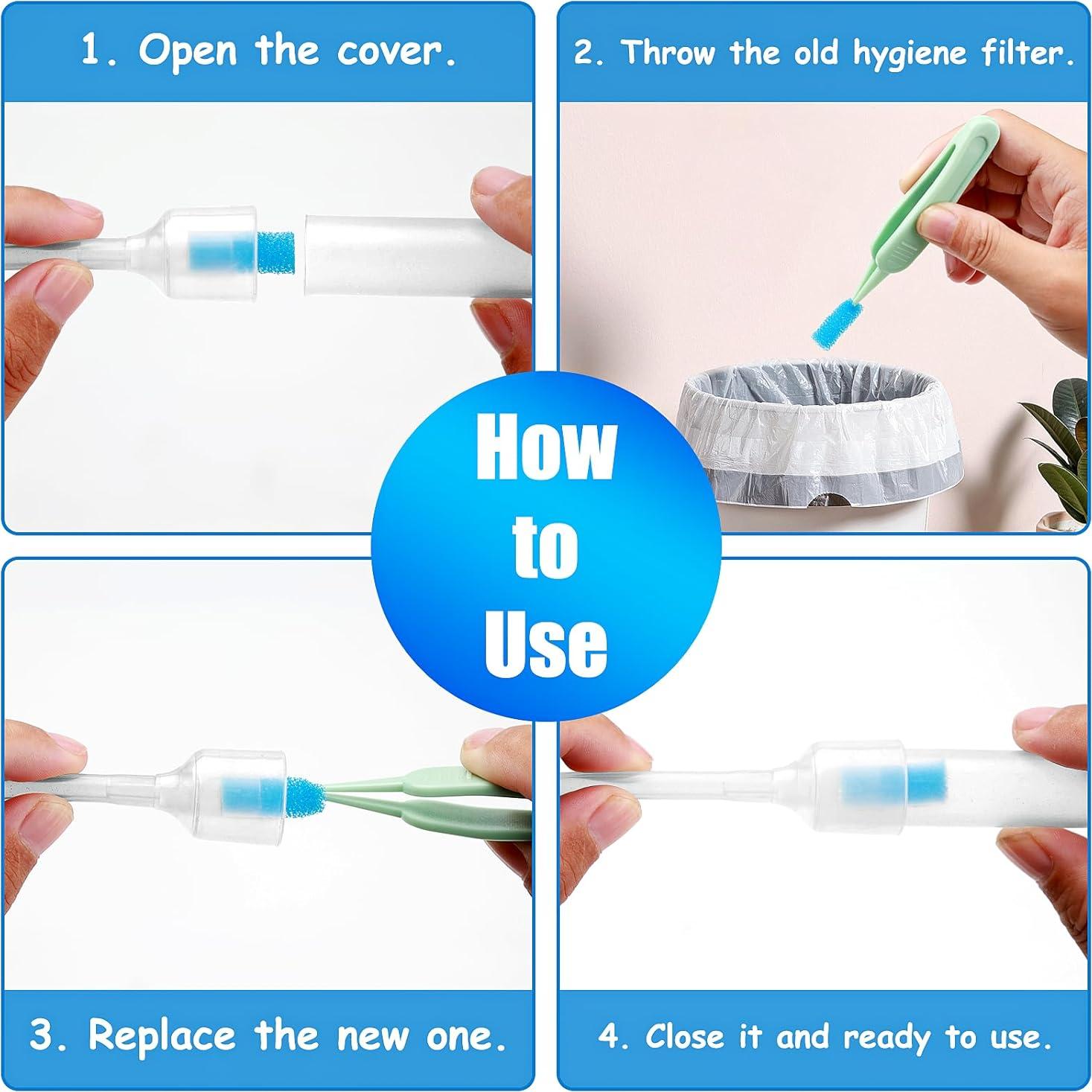 Esponjas de Higiene para Aspirador Nasal Qunlions - 200 Unidades