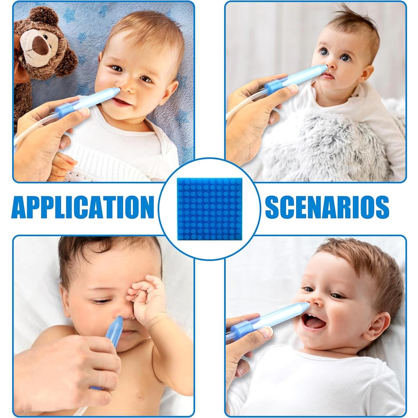 Esponjas de Higiene para Aspirador Nasal Qunlions - 200 Unidades